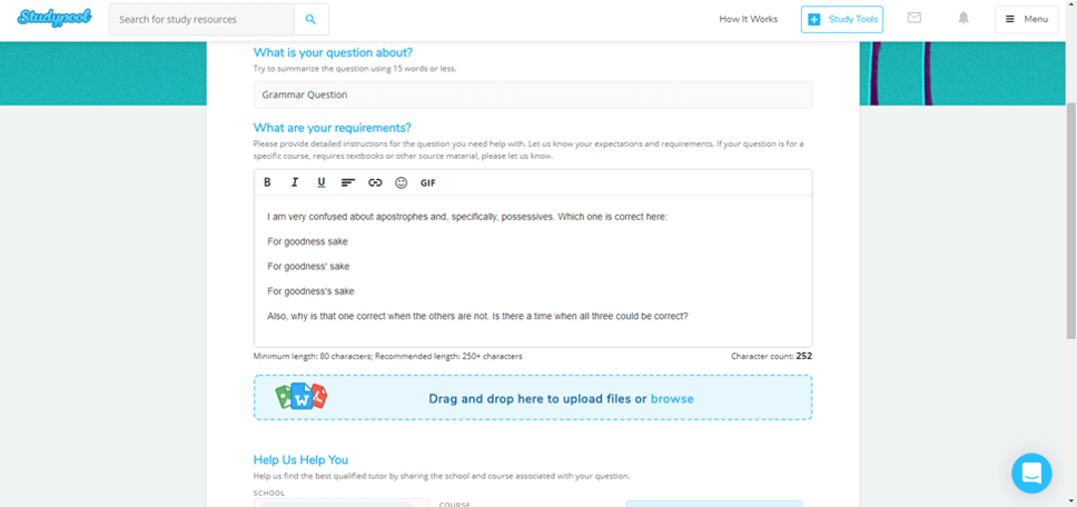 Budget and Customization