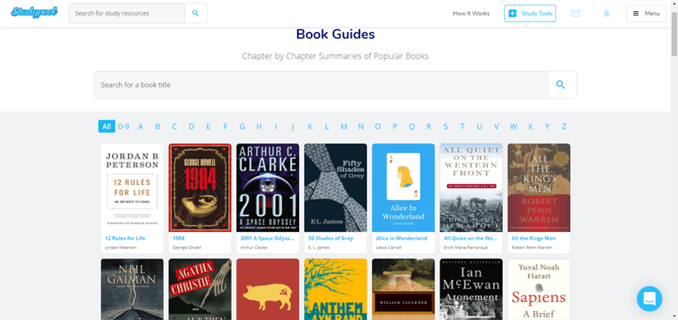 Studypool's book guide